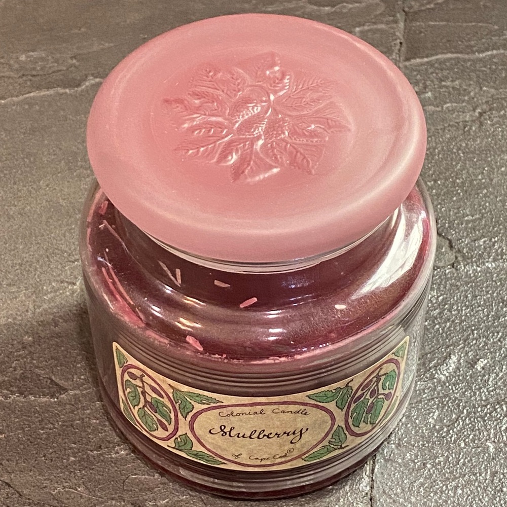 Partylite ~ Mulberry Garden Jar Candle ~ Brand New!